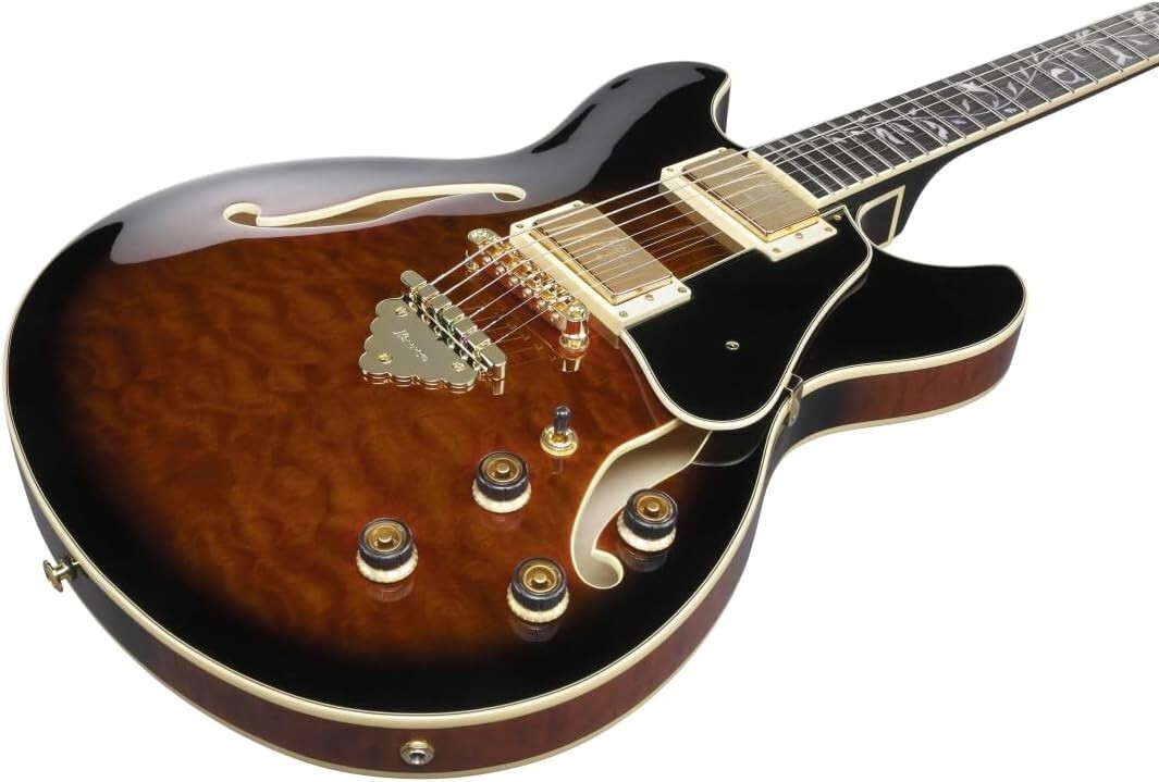 Ibanez/Artcore Expressionist AS93QMSP DBS (Dark Brown Sunburst) SPOT MODEL