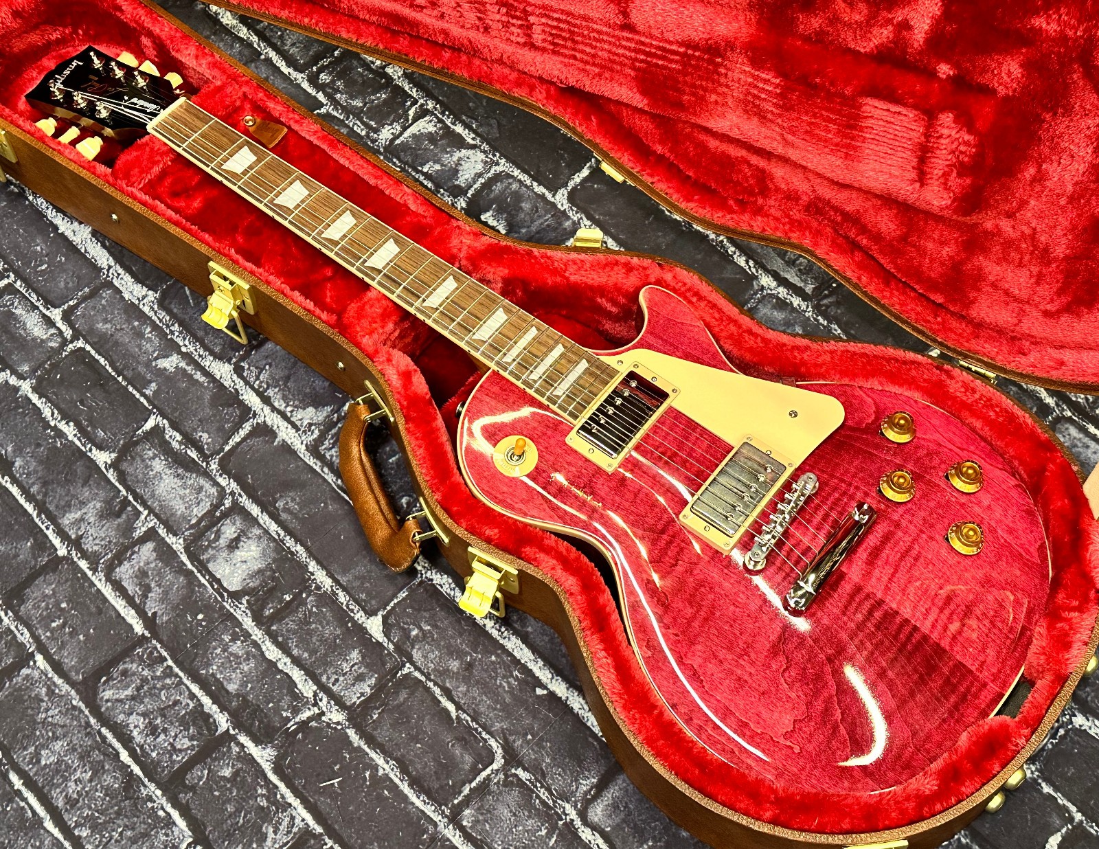 Gibson Les Paul Standard ’50s Figured Top Fuchsia Open Unplayed 9lbs1oz #277