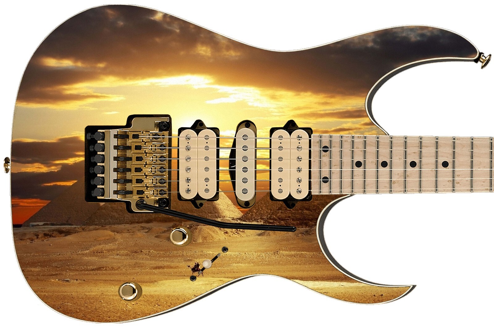 Guitar/Bass Skin Axe Wrap Re Skin Vinyl Wrap Decal Sticker When in Egypt 006