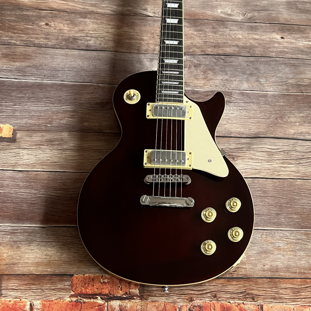 Dark Wine Red Electric Guitar Mini Small Pickups ABR bridge Stainless Frets