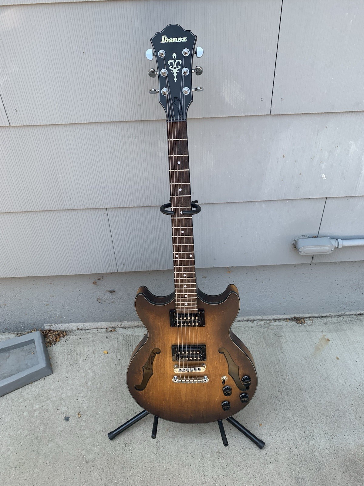 Ibanez Artcore AM73B-TF Semi-Hollow Electric Guitar w/Gig Bag