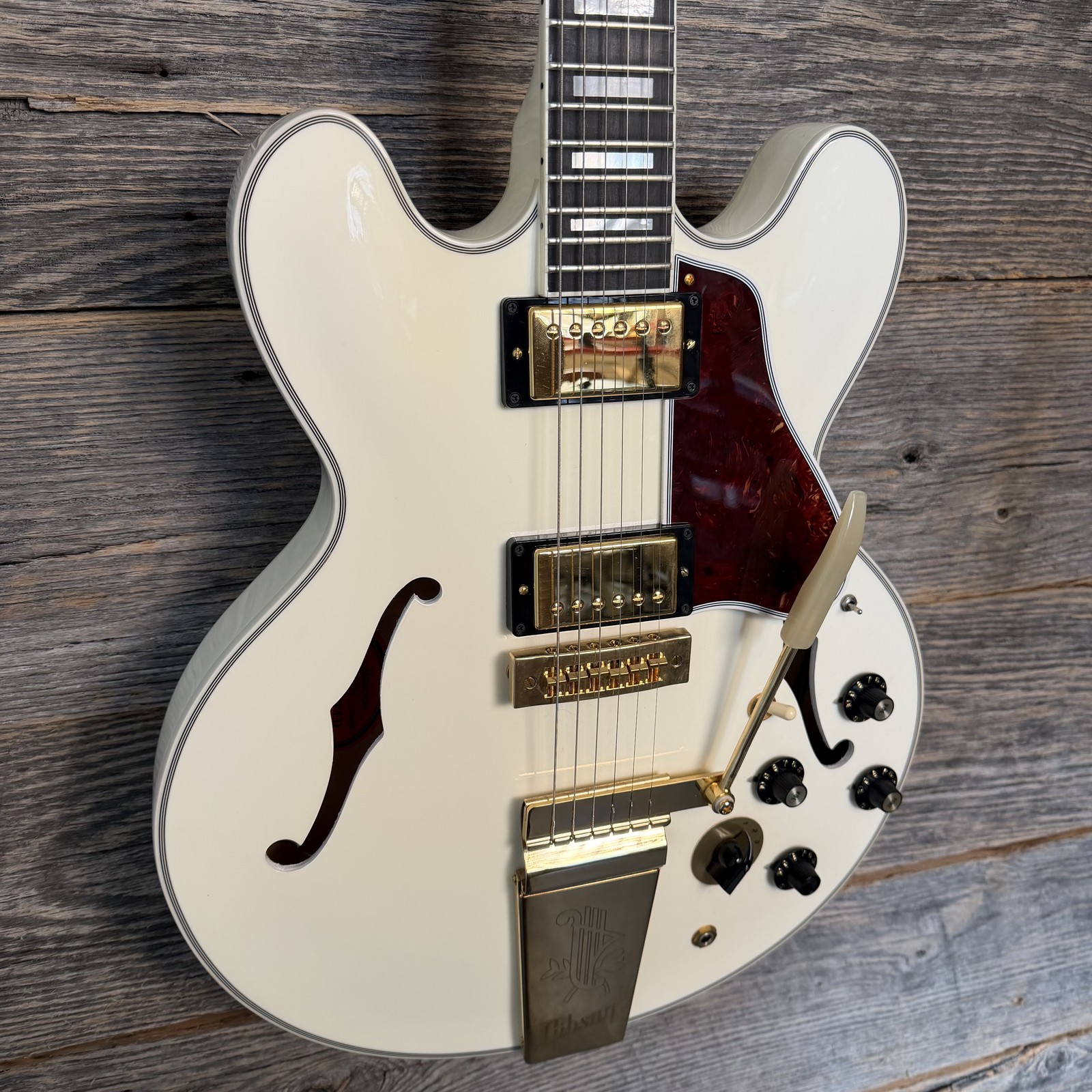 Used Gibson Custom Shop Alex Lifeson “Inspired By” ES-355 2008 – Alpine White