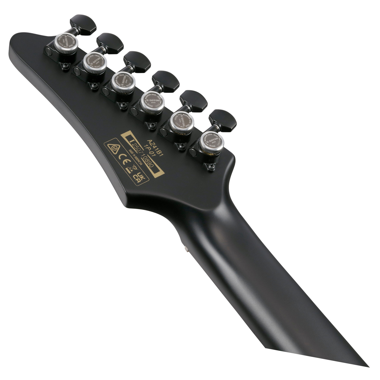 Ibanez AZ41B1 AZ Iron Label Electric Guitar – Black Flat
