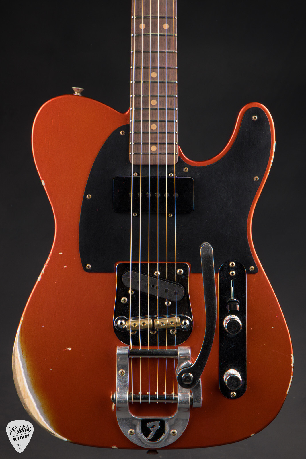 Fender Custom Shop 1960 Tele Custom Relic – Super Aged Candy Tangerine #CZ552385
