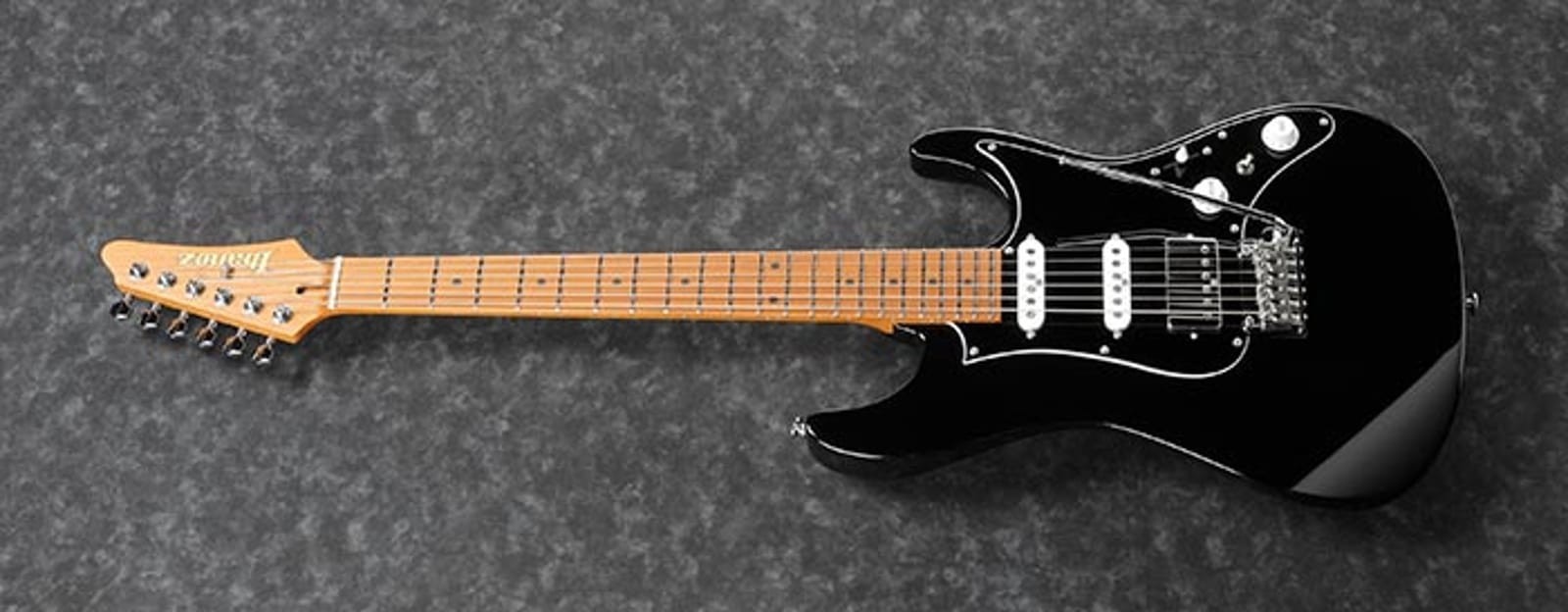 Ibanez Japan Prestige AZ2204B Electric Guitar – Black – with Hard Case