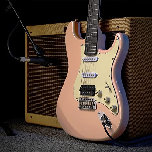39 Inch Electric Guitar, Designer Series DST Blossom Pink DST200-Poplar Body