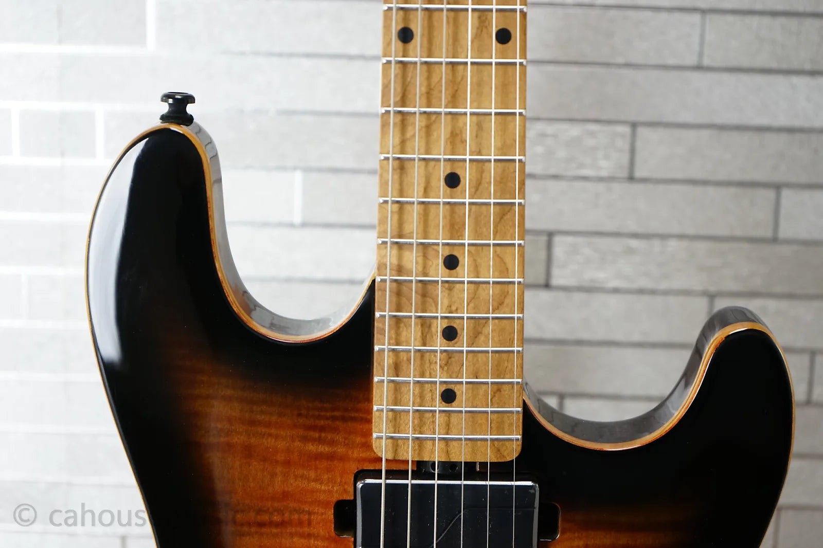 Sterling Sabre with Roasted Maple Fretboard – Cobra Burst
