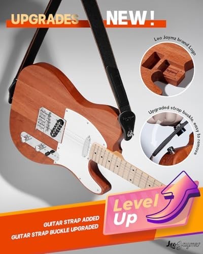 DIY TL Style Electric Guitar Kit, Mahogany Body, Maple Neck, Complete Set
