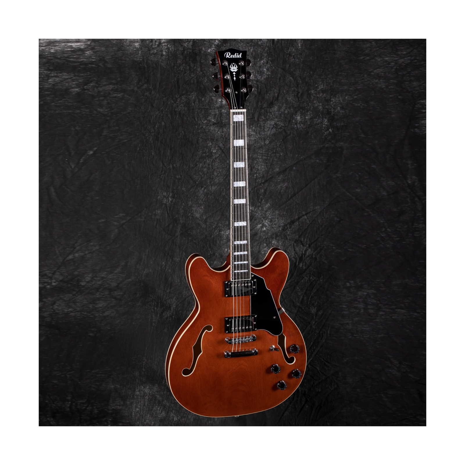 Semi-Hollow Body Electric Guitar RD-100 Jazz Guitar with F-Hole,Maple neck,hu…
