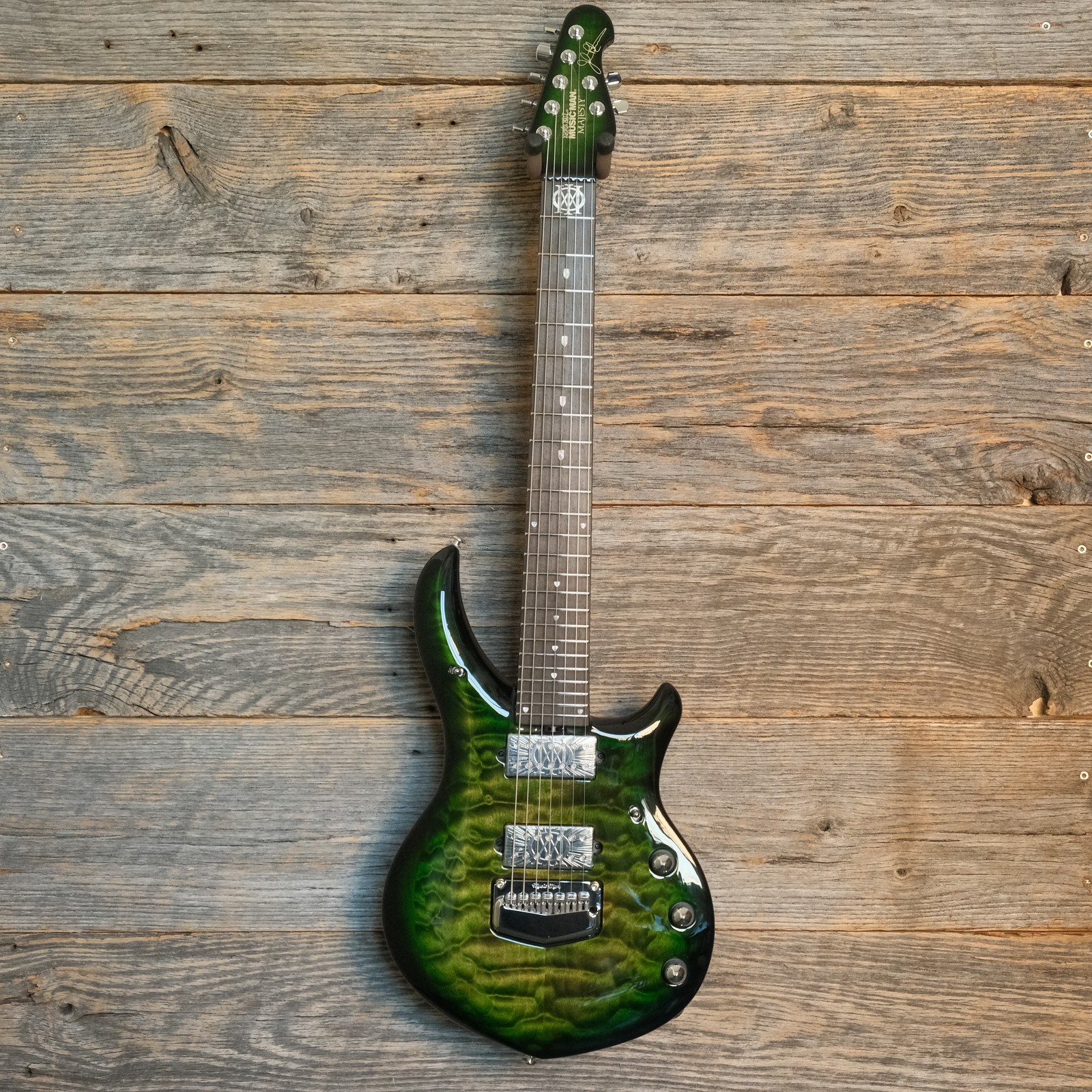 Ernie Ball Music Man BFR Majesty 7 7-String Electric Guitar – Malachite
