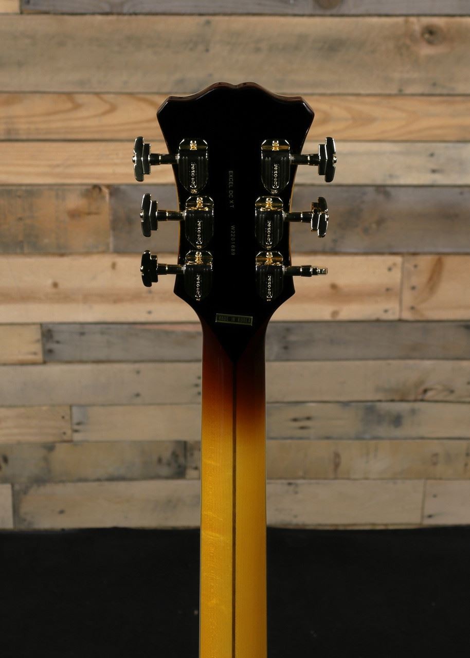D’Angelico Excel DC XT Hollowbody Guitar Iced Tea Burst w/ Case