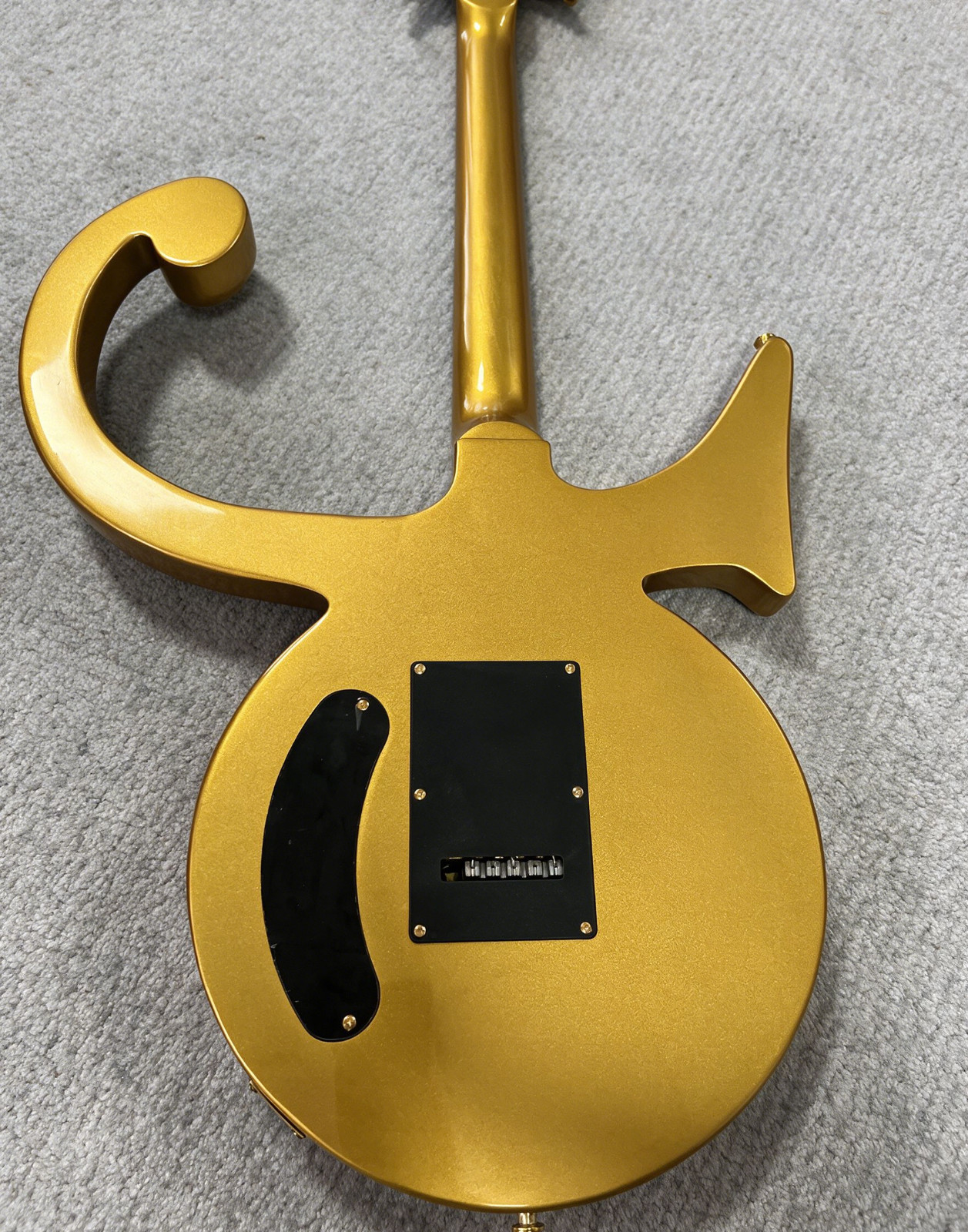 US Warehouse Gold Prince “Love Symbol” Electric Guitar Gold Hardware HH Pickups