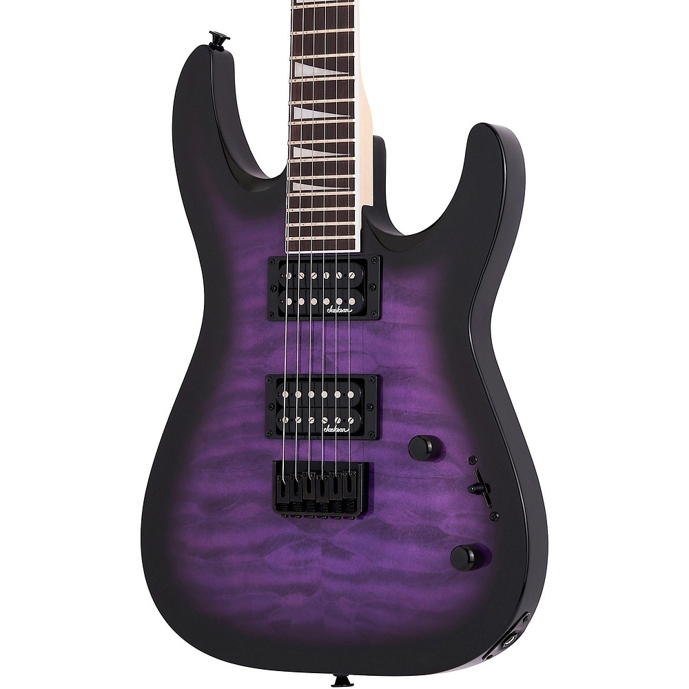 Jackson JS Dinky Arch Top JS32Q DKA HT Electric Guitar Transparent Purple Burst