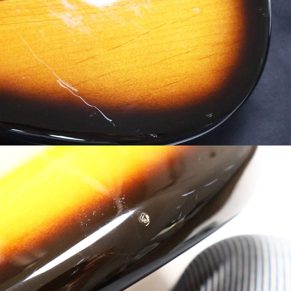 Fender Japan ST57-66US T (Tabacco Sunburst) Used 2006 Basswood body w/Soft case