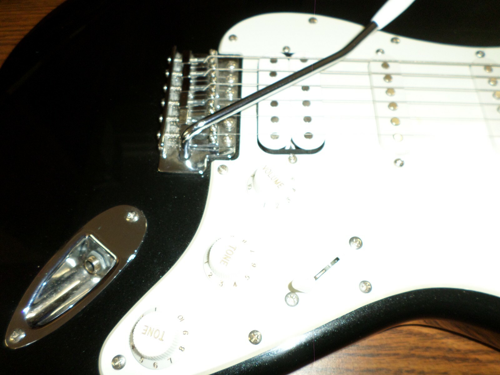 Awesome Black Fender Starcaster Electric Guitar Crafted in Indonesia
