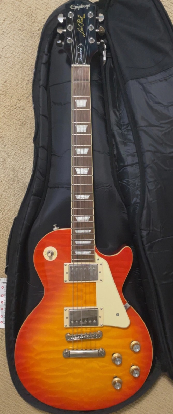 Epiphone Les Paul Standard 60s Quilt Top Limited-Edition Cherry Burst