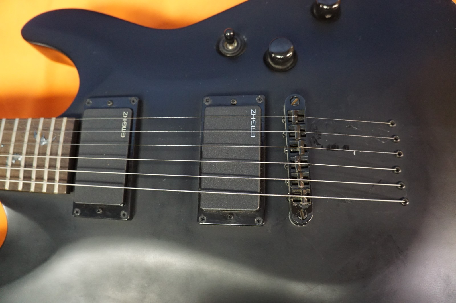 Schecter Diamond Series Damien-6 Electric Guitar Satin Black