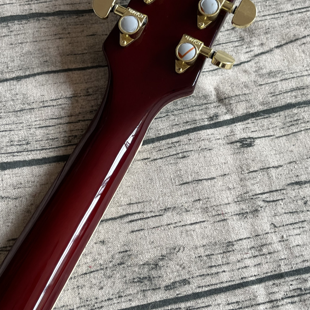 Hot selling Wine Red electric guitar gold color hardware free shipping