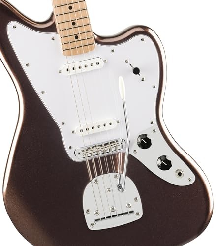Squier Affinity Series Jaguar White Pickguard Mystic Metallic Brown From Japan