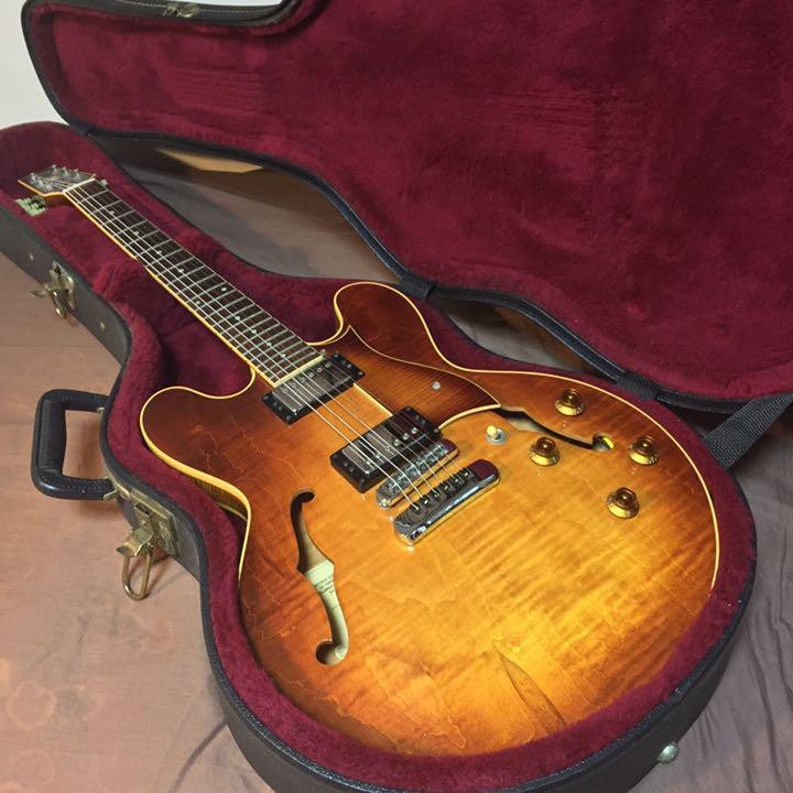 Electric Guitar Heritage H-540 ALM SB Semi-Hollow Sunburst Limited Edition