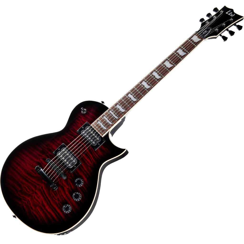 ESP LTD EC-256QM Electric Guitar – See Thru Black Cherry Sunburst