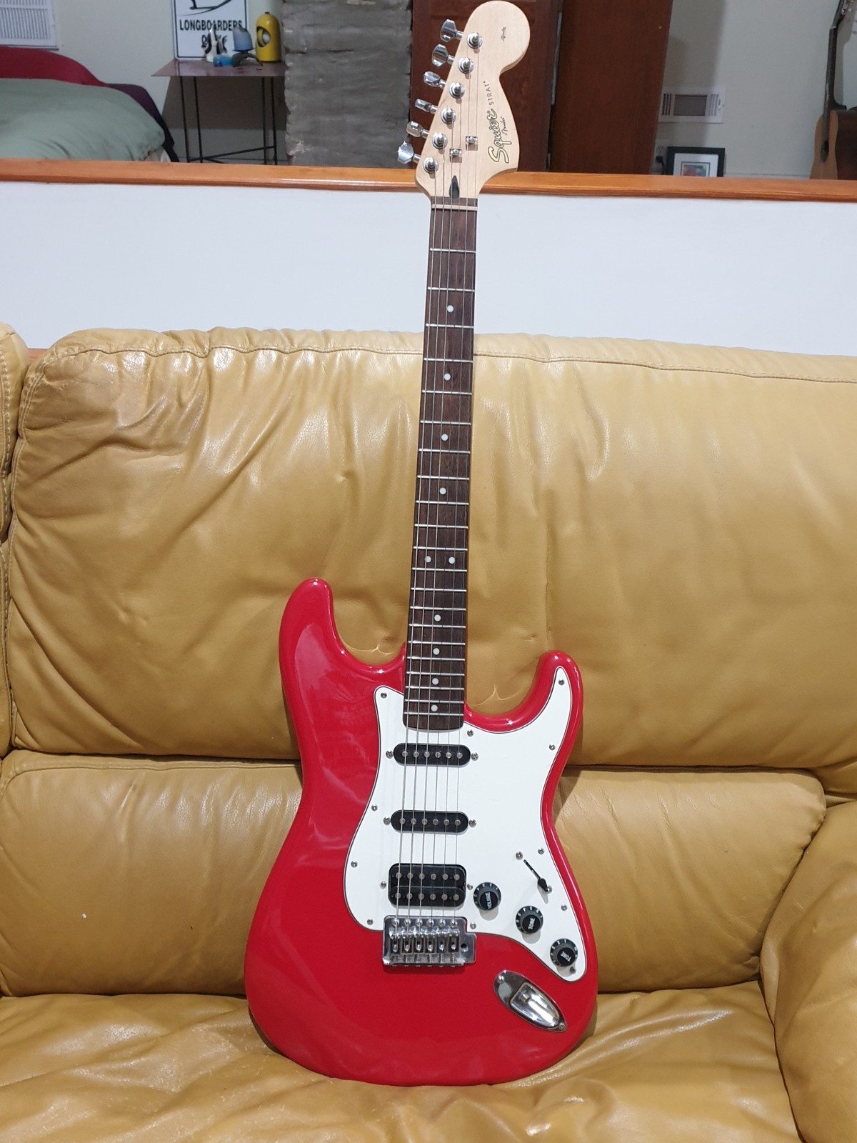 Fender Squier Standard Stratocaster classic 2004 Candy Apple Red ssd