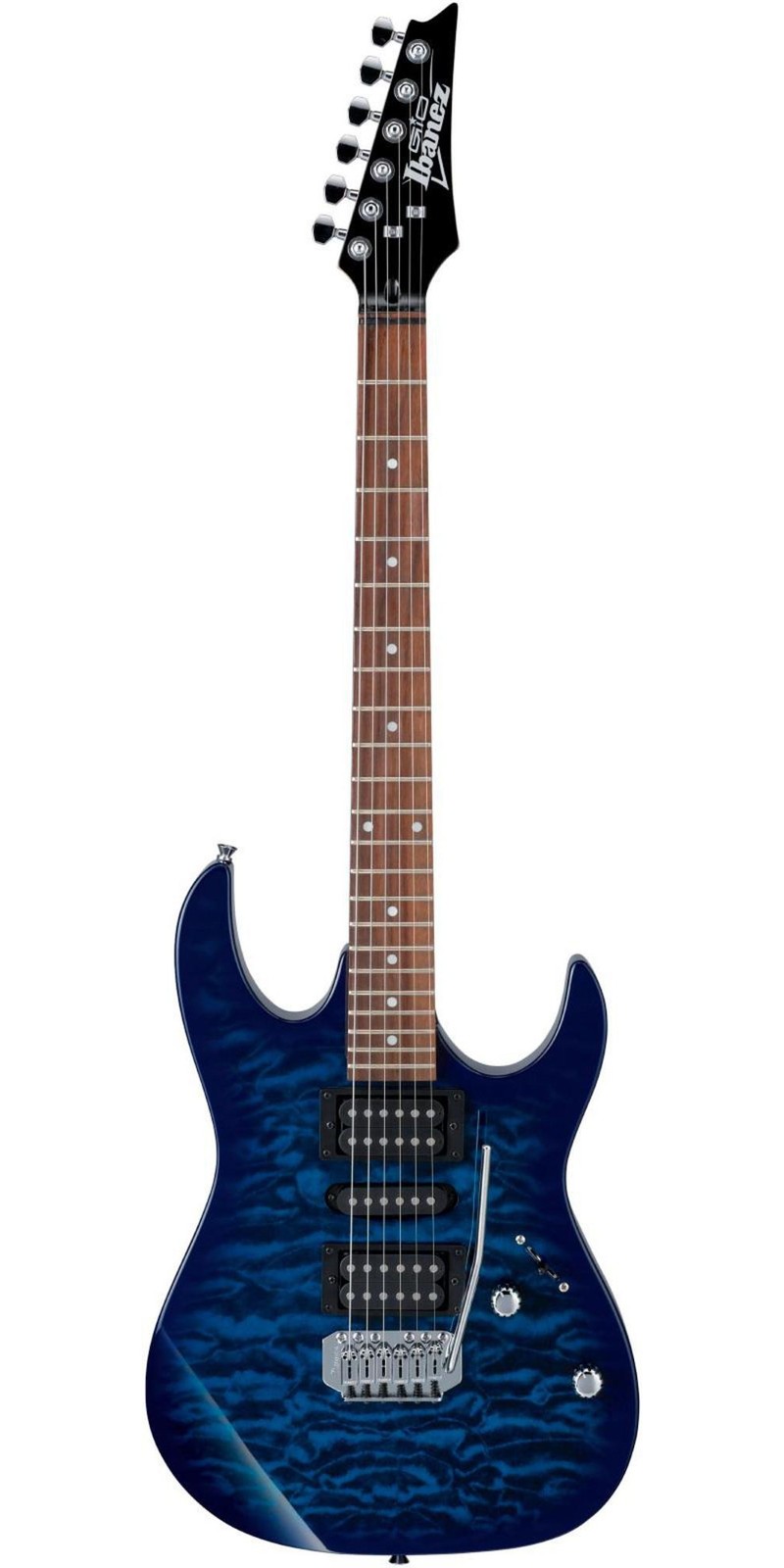 Ibanez GRX70QA Electric Guitar Transparent Blue Burst