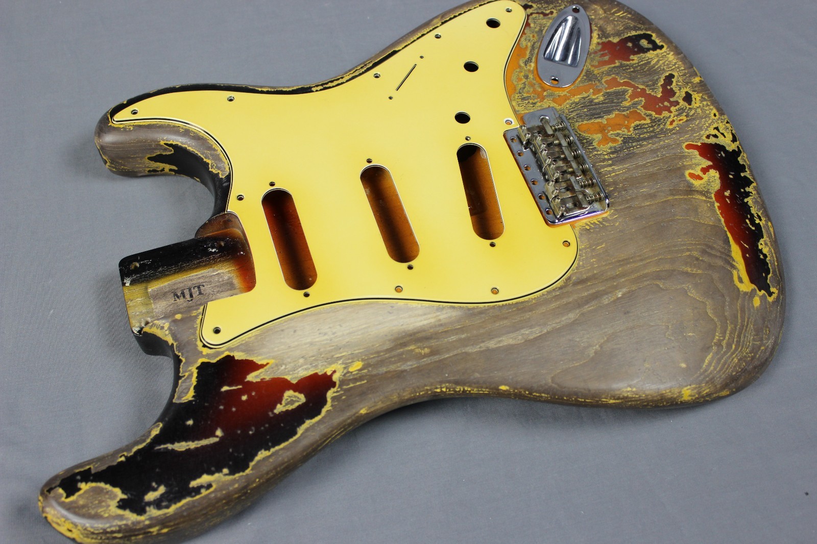 MJT Official Custom Order Vintage Aged Nitro Finish Guitar Body Mark Jenny VTS