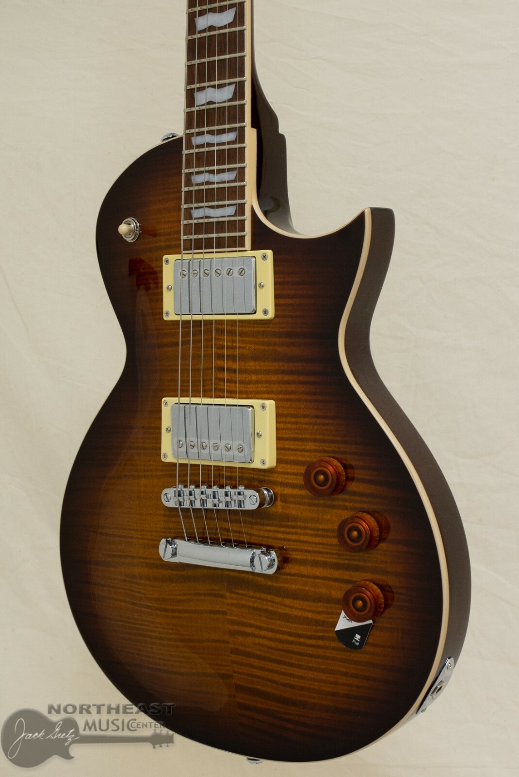 ESP/LTD EC-256FM Electric Guitar in Dark Brown Sunburst