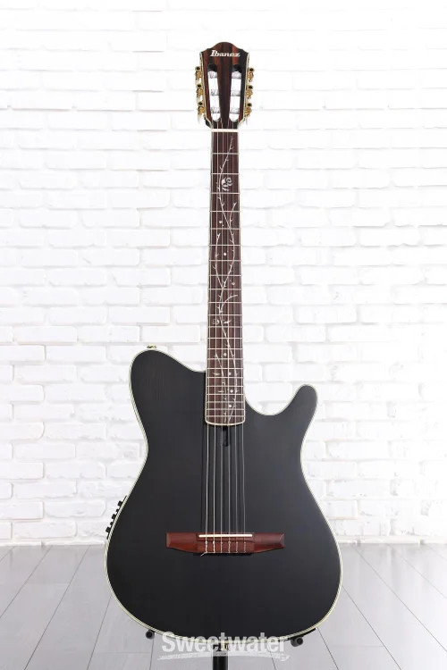 Ibanez TOD10N Tim Henson Signature Nylon-string Acoustic-electric Guitar – Black
