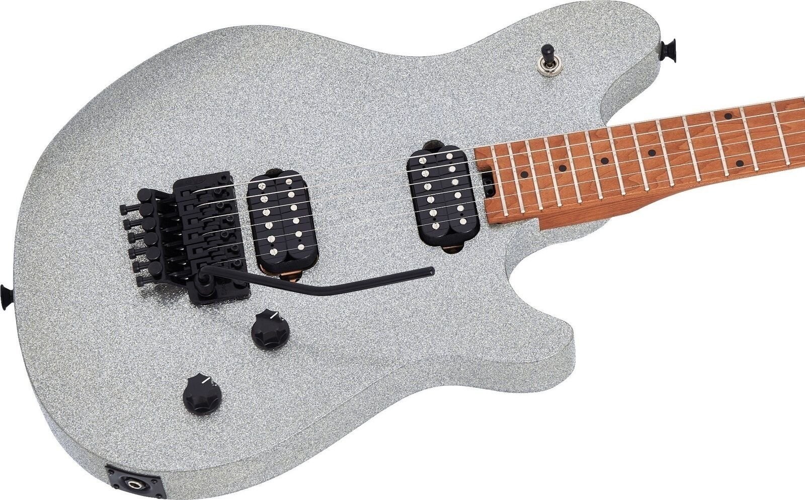 EVH Wolfgang Standard Electric Guitar – Silver Sparkle (510-7003-517)