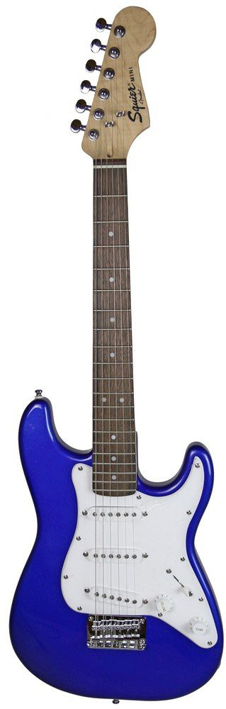 Fender Squier 3/4-Size Kids Mini Strat – Imperial Blue w/ Tuner