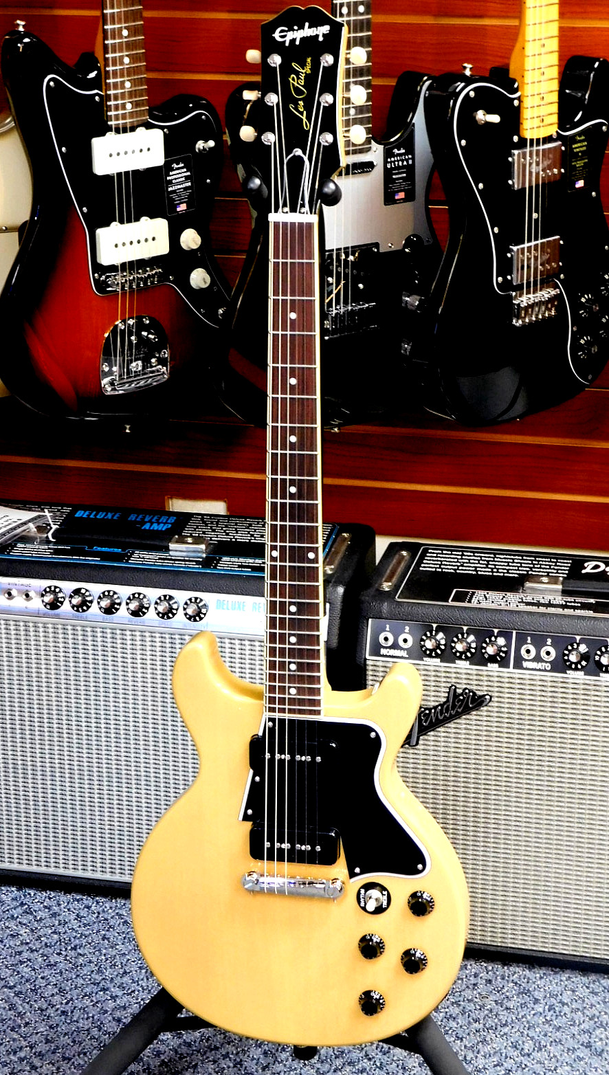 2026 Epiphone Les Paul Special Double Cut Electric Guitar w/Case! TV Yellow!!!