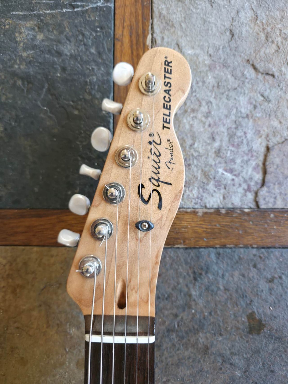 Squier by Fender Thinline Telecaster w/Hipshot and Seymour Duncan ’07 – blk