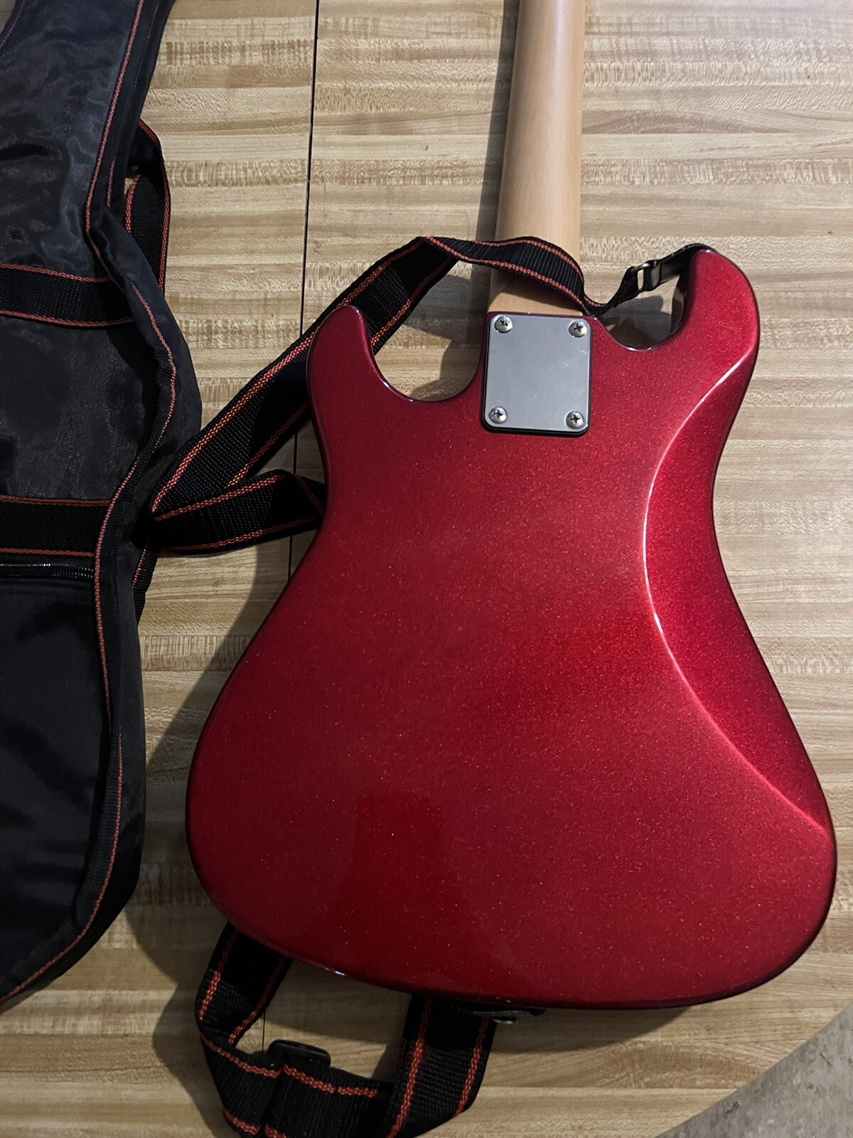 Burswood Electric Mini Guitar RED 31”