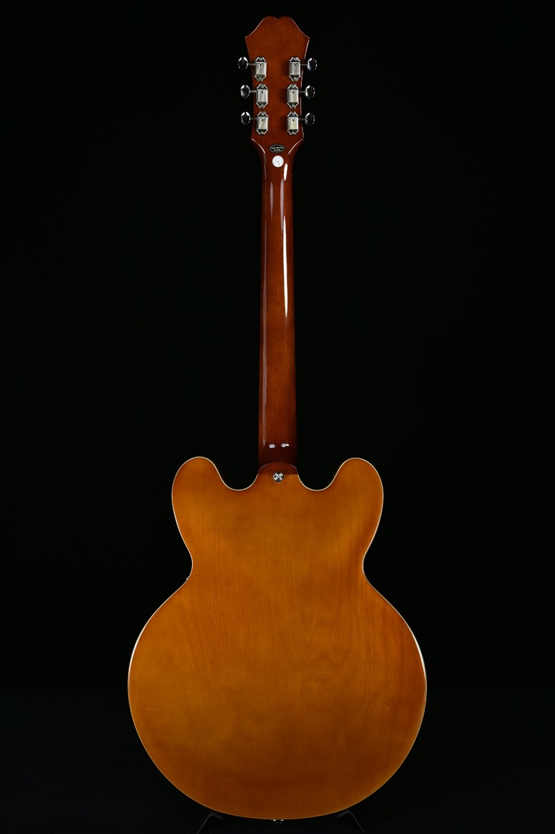 Epiphone Riviera Royal Tan electric guitar semi-acoustic sunburst with gig bag