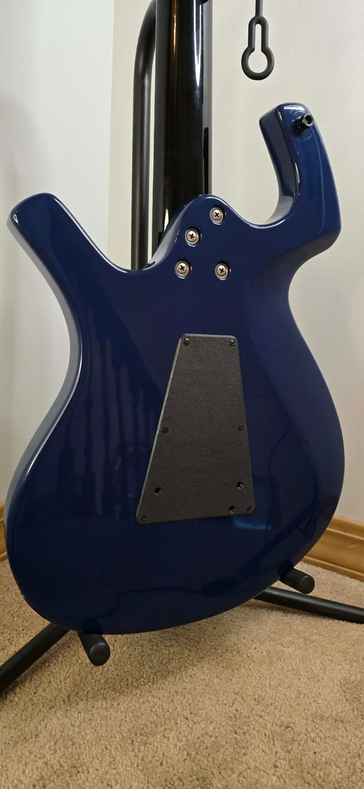 Parker NiteFly NFV2 Guitar Blue & White 2011 USA + Original Gig Bag, VG