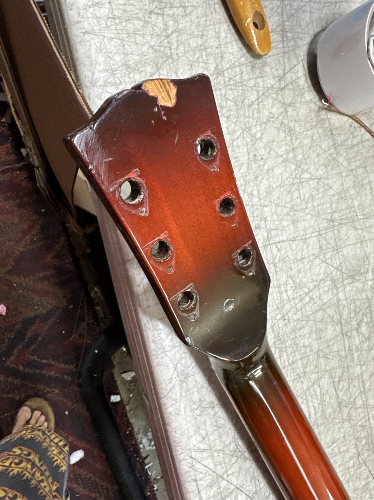 1970 Aria Pro II LS500-CH LP Style Electric Guitar MIJ Japan Husk Restore Build