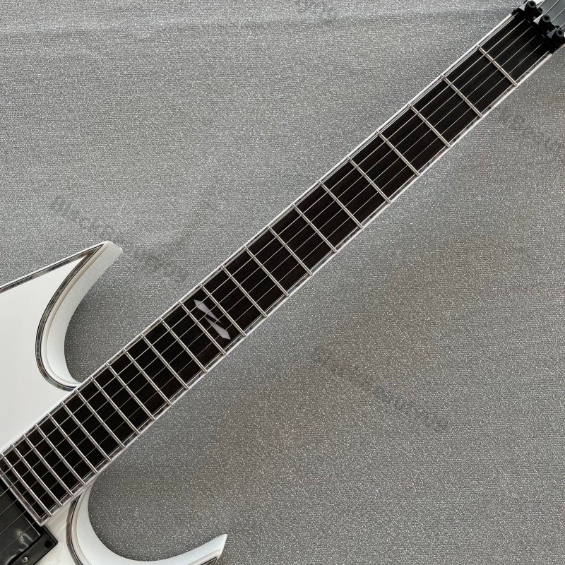 Warlock Solid Body Electric Guitar C Shape Neck Stainless Rounded Fret Edge
