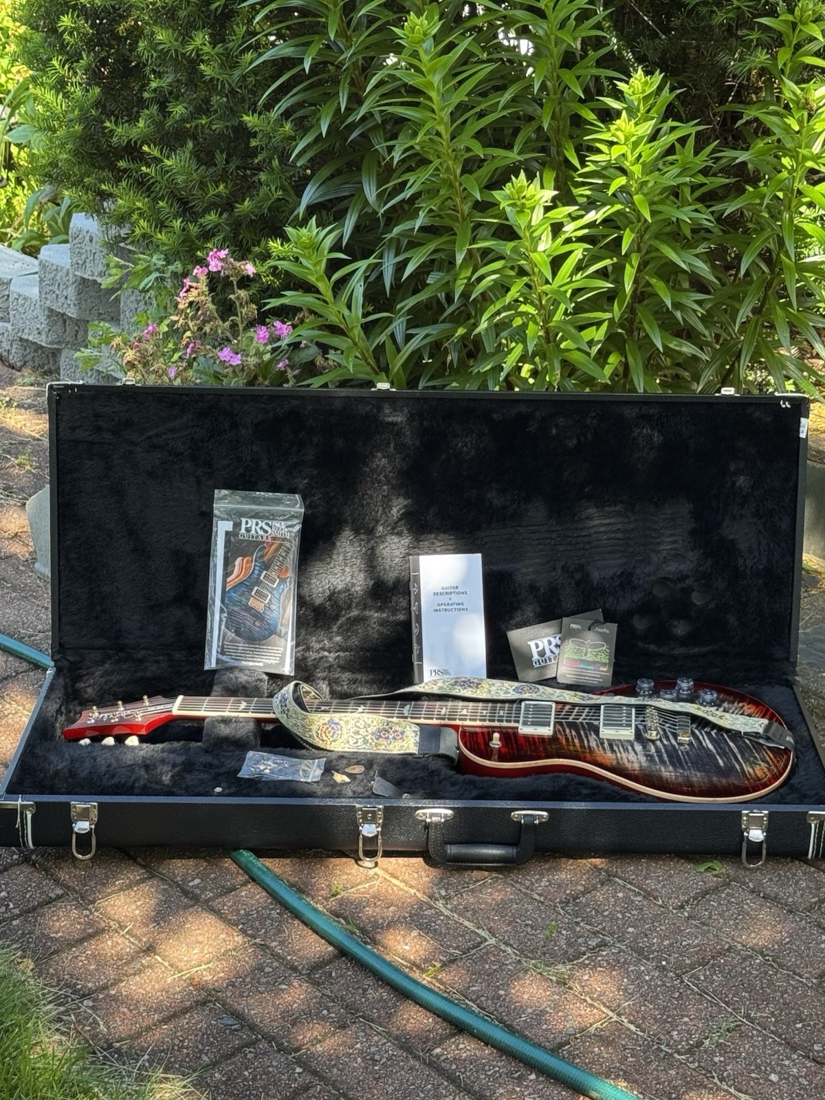 💥EXCELLENT💥PAUL REED SMITH McCarty 594 CHARCOAL CHERRY ELECTRIC GUITAR w/ CASE