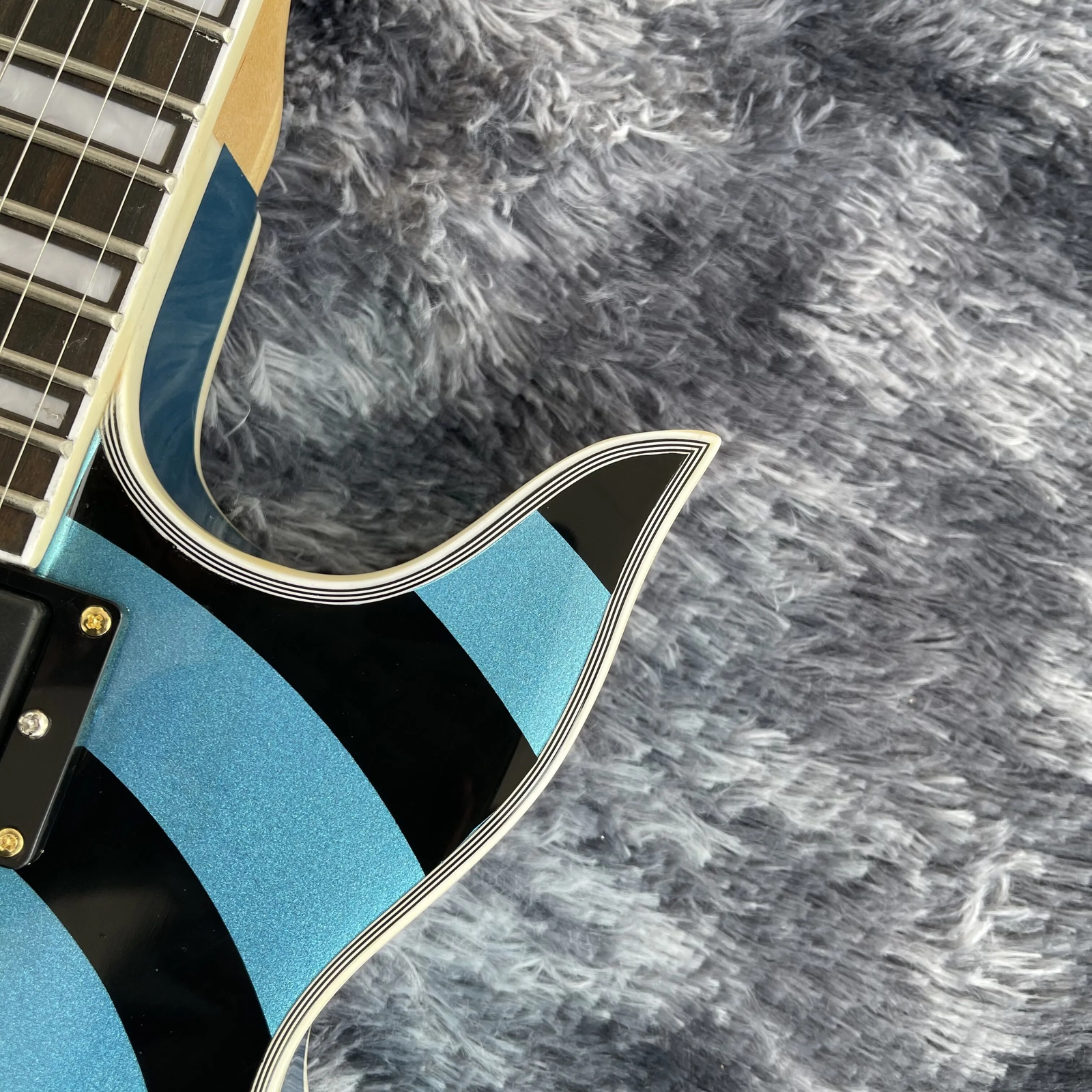 Wylde Audio Odin Grail Gangrene Phlham Blue Bullseye Electric Guitar Standard