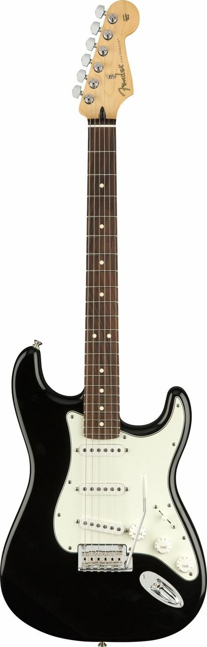 Fender Player Series Stratocaster Electric Guitar Black w/ Pau Ferro Fretboard