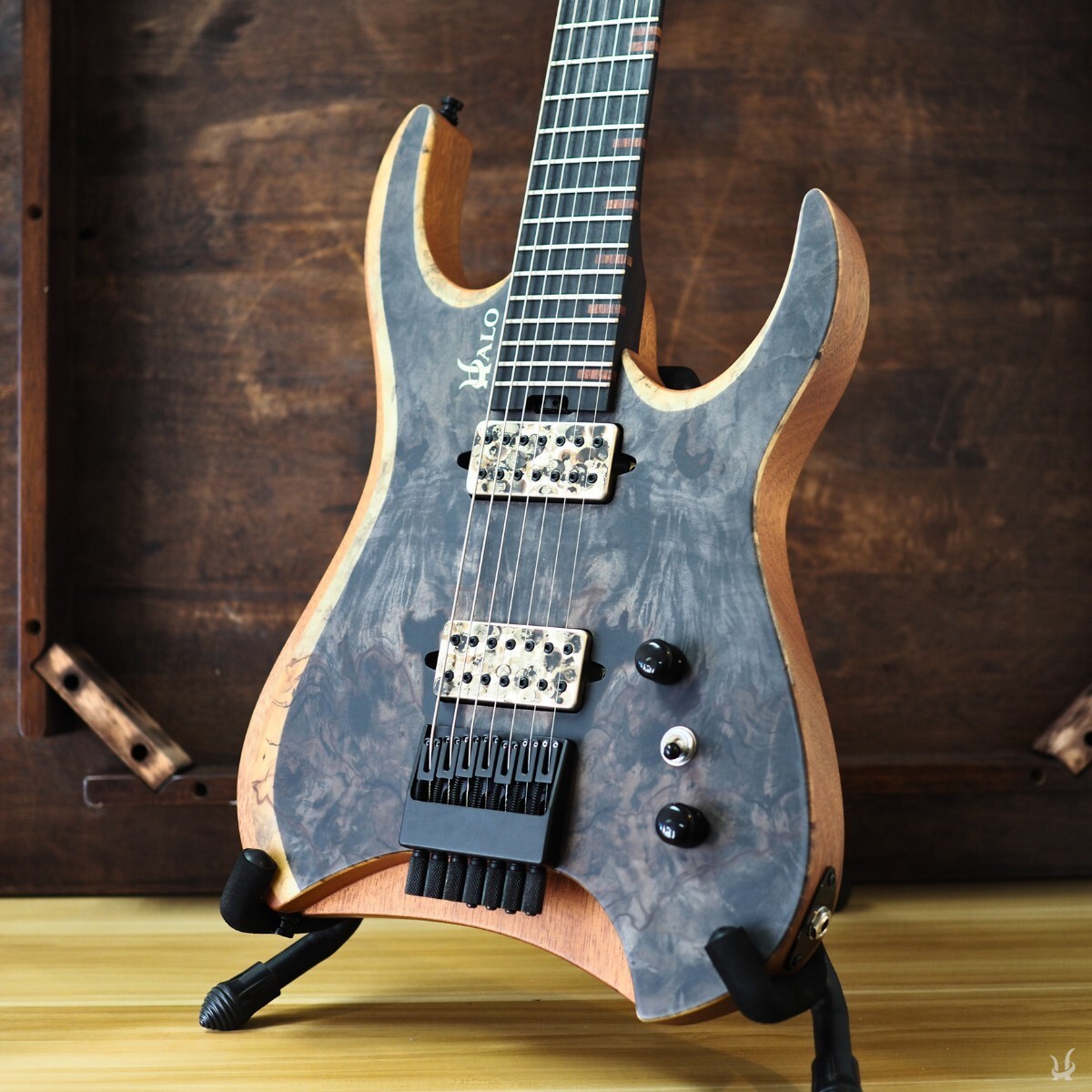 Halo MERUS 7-String Headless Guitar – Hipshot, Bare Knuckle [MADE TO ORDER]
