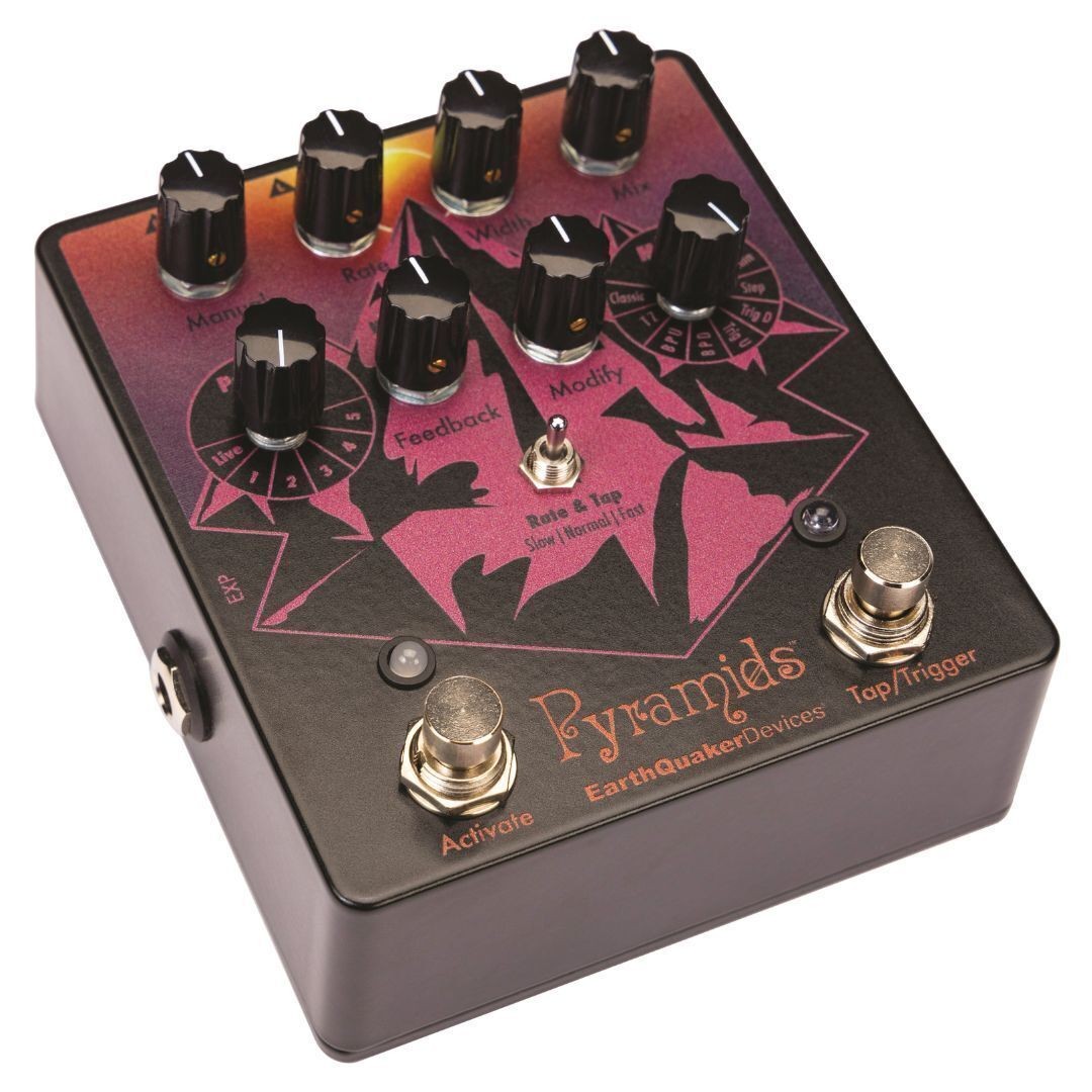 EarthQuaker Devices Pyramids Stereo Flanging Device Solar Eclipse