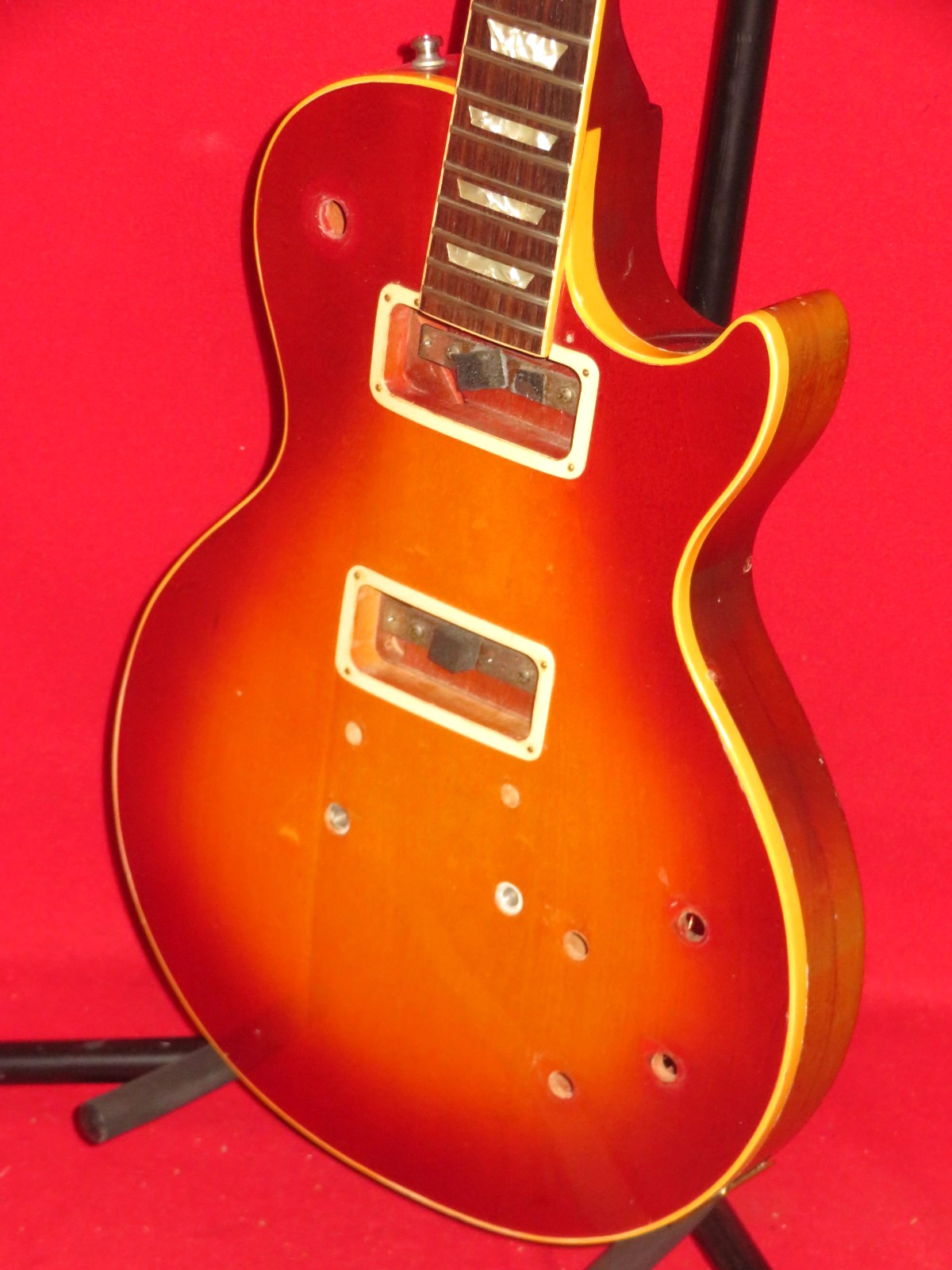 Gibson 1973 Cherry Burst Les Paul Deluxe Body & Neck