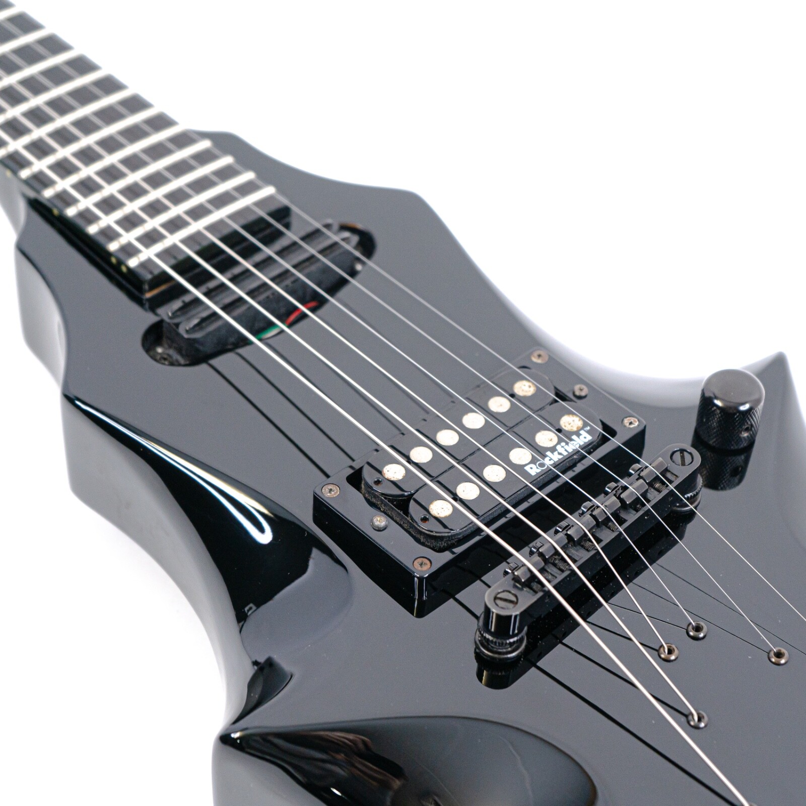 2006 B.C. Rich Draco Black w/ D-Xtender, String-Thru Bridge, Locking Tuners