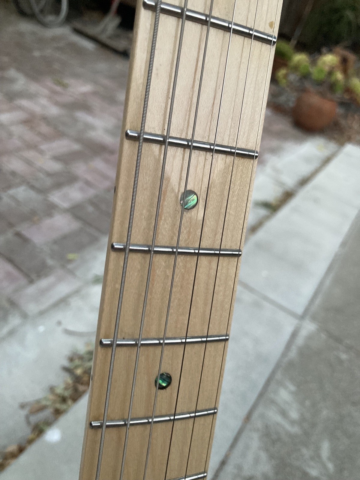 Fender Style Telecaster Partscaster. Absolutely Stunning! RED AMBROSIA MAPLE