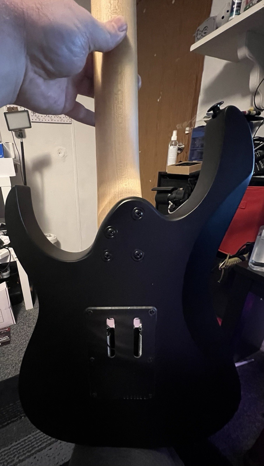 Ibanez GRGR330EXBKF GIO RG Electric Guitar – Black Flat