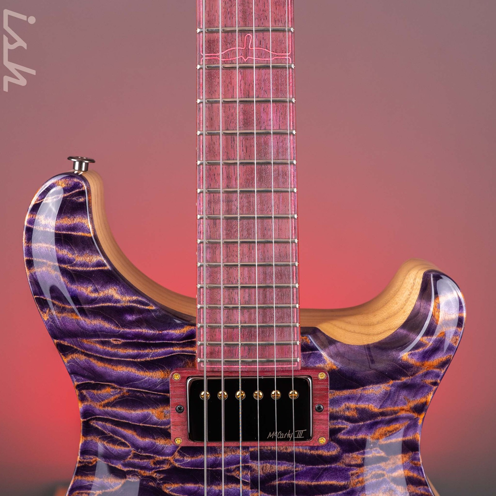 PRS Private Stock Hollowbody I Piezo 24 Fret Purple Peach