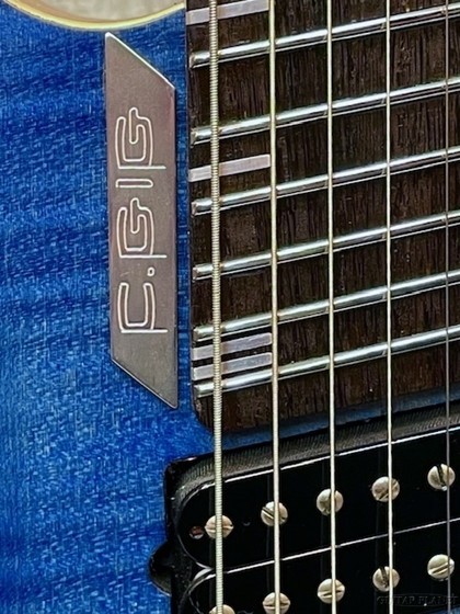 C.GIG Y-REF Doublecut -Trans Blue- [7-string] [MADE IN GERMANY] w/gig bag USED